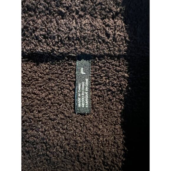 Natori Jogger Pants Akio Fleece Sherpa Chocolate Brown Sweatpants Lounge Fall - Picture 7 of 7